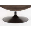 Fauteuil avec pied pivotant rond