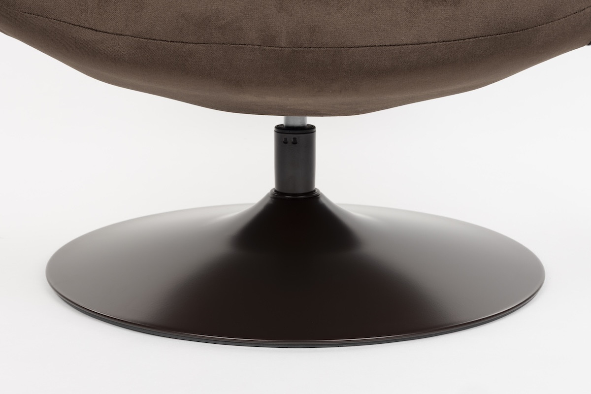 Fauteuil avec pied pivotant rond