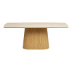 Table de repas Noli en bois clair