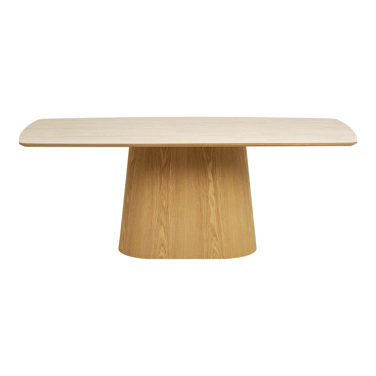 Table de repas Noli en bois clair
