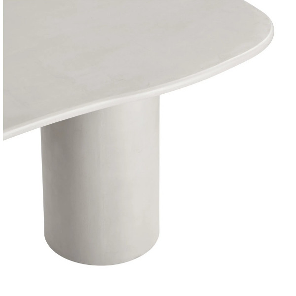 Table de repas Maranola - plateau aspect béton