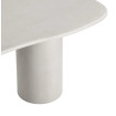 Table de repas Maranola - plateau aspect béton