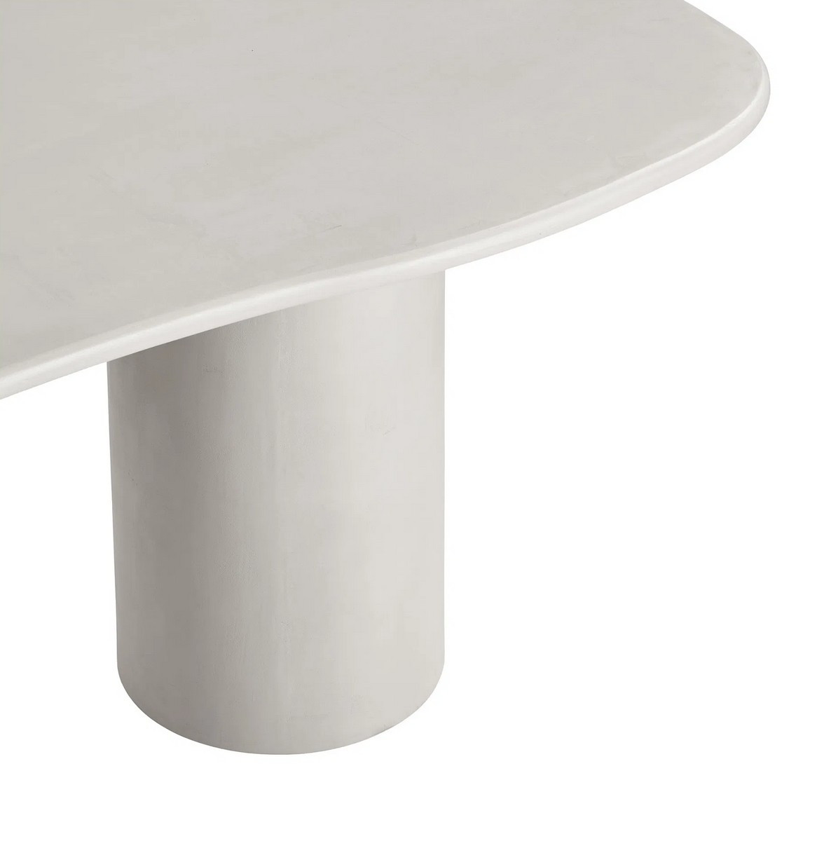 Table de repas Maranola - plateau aspect béton