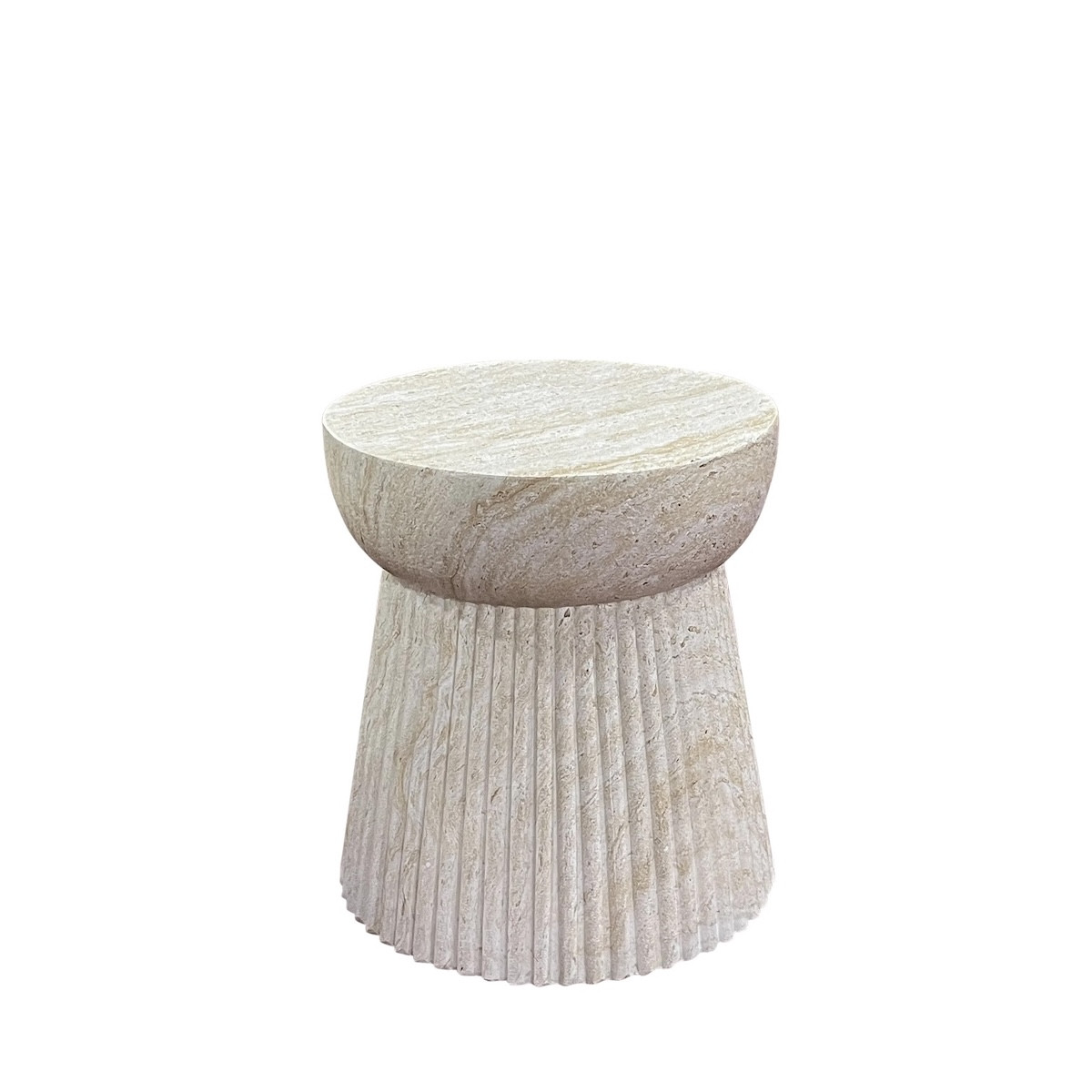 BONN - Table d'appoint en argile beige D37