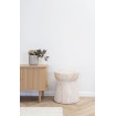 Table d'appoint aspect travertin - BONN