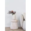 Table d'appoint aspect travertin - BONN