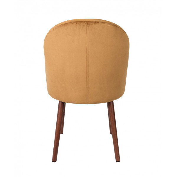 Camel Velvet dining chair Barbara