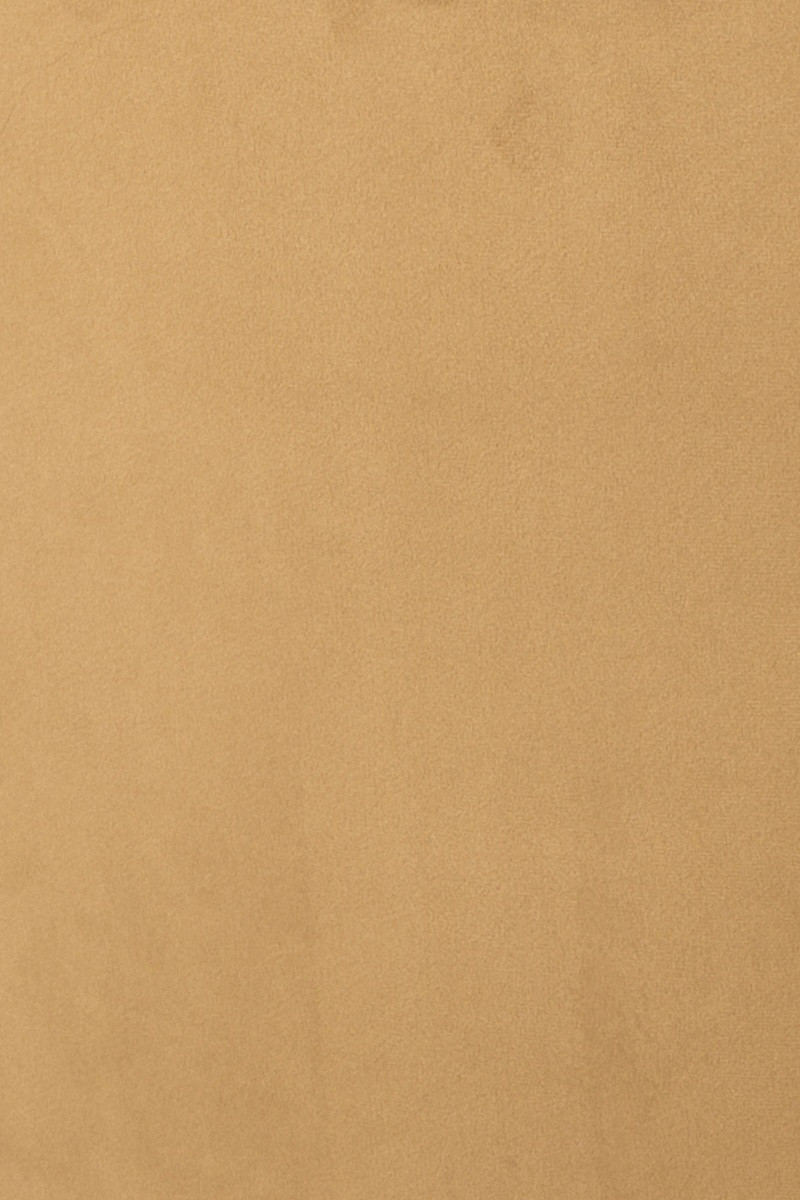 Camel Velvet Chair - BARBARA