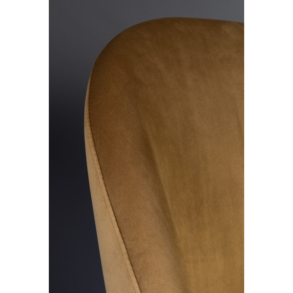 Chaise Velours camel - BARBARA Dutchbone / Mathi Design