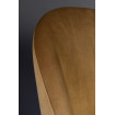 Camel Velvet Chair - BARBARA