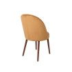 Silla de terciopelo camel - BARBARA