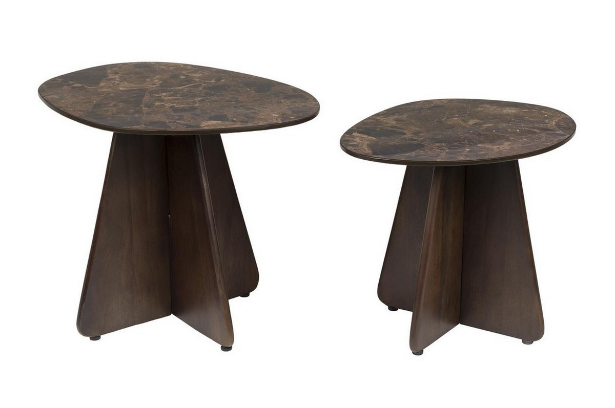 Set de 2 tables Naut