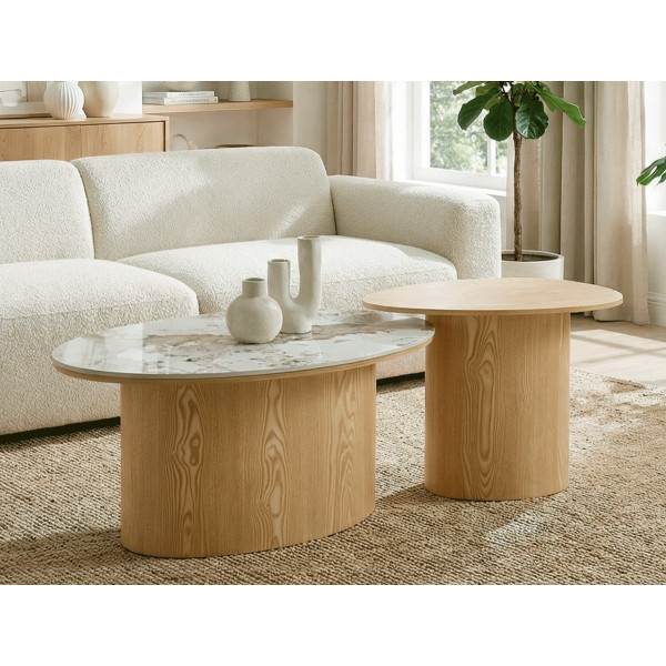 Set di 2 tavolini Mathi Design