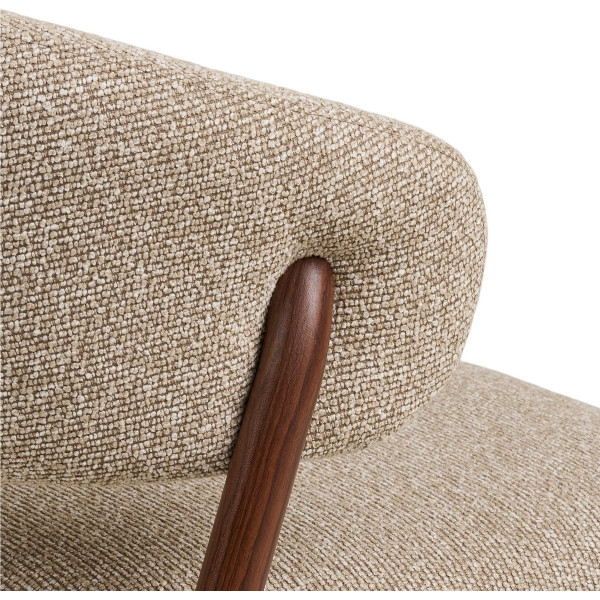 2 comfortable fabric dining chairs