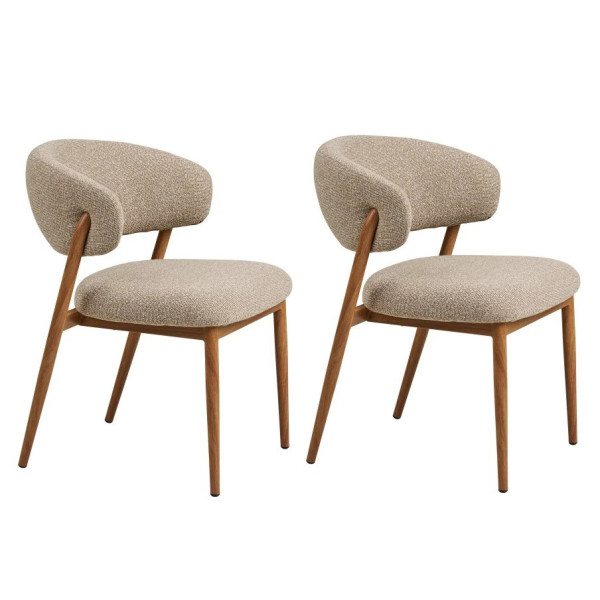 2 cómodas sillas de tela