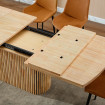 table repas bois rallonges
