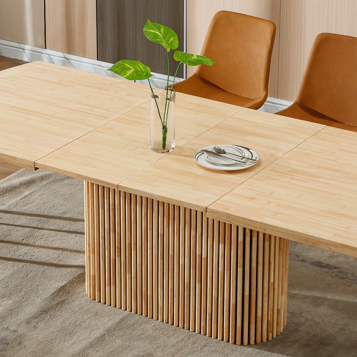 table repas design extensible rectangle Landia
