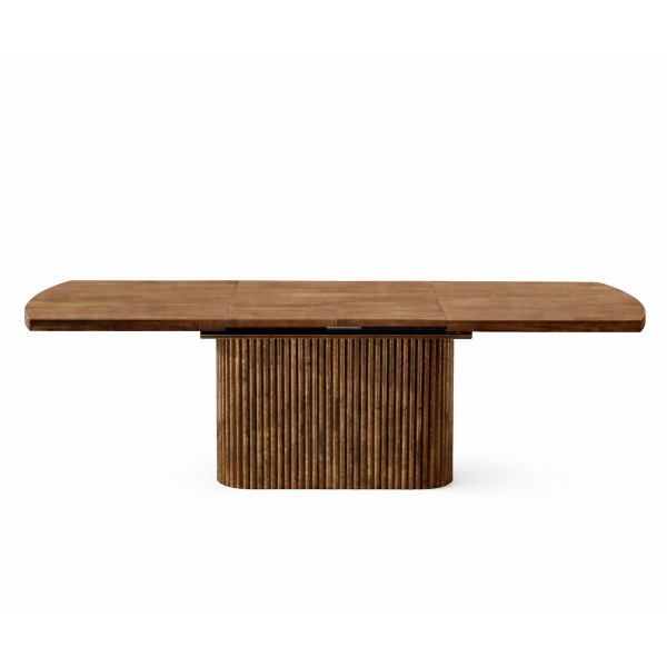 table extensible rectangle Noyer