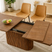 table extensible Landia Noyer