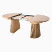 Table de repas avec rallonges