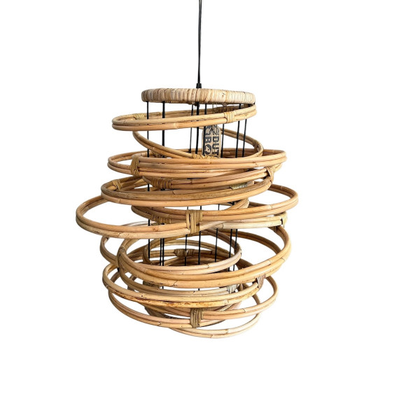 Lustre en rotin, decoration nature - KUBU Lustre en rotin, decoration nature - KUBU