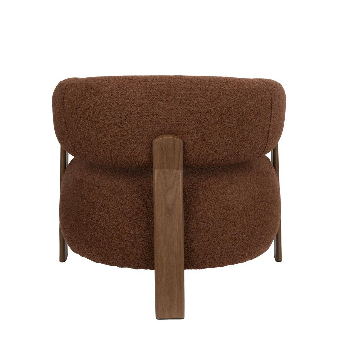 Fauteuil de salon confortable marron - MILANO