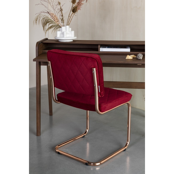 Chaise de salle à manger motif diamant