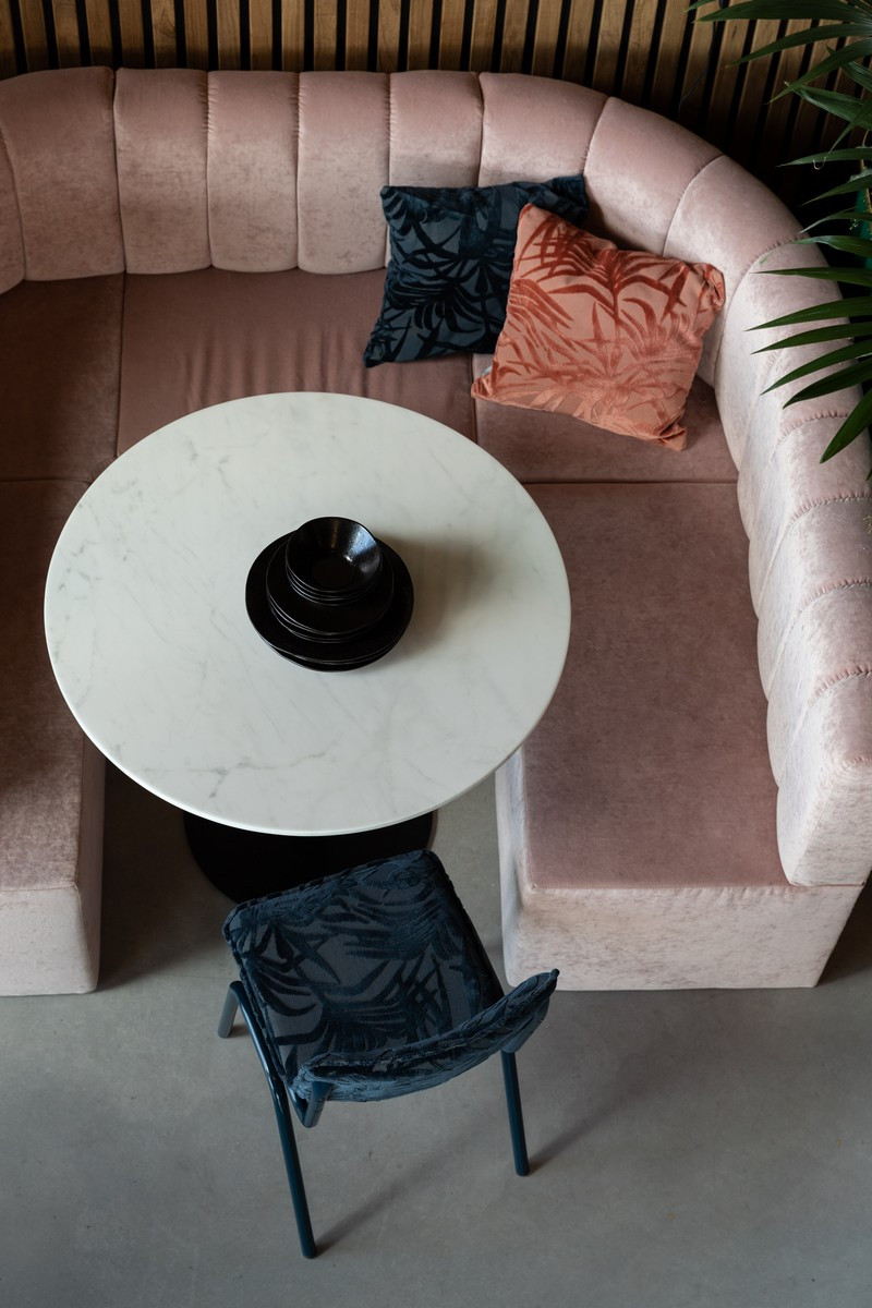Chaise repas Miami zuiver bleu