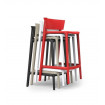 Tabouret bar empilable exterieur