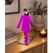 Girl Moonwalk lamps
