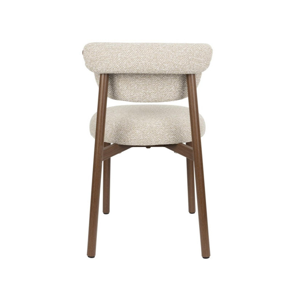 chaise de repas Lee en tissu beige
