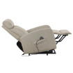 Poltrona reclinabile elettrica beige - SERENITY