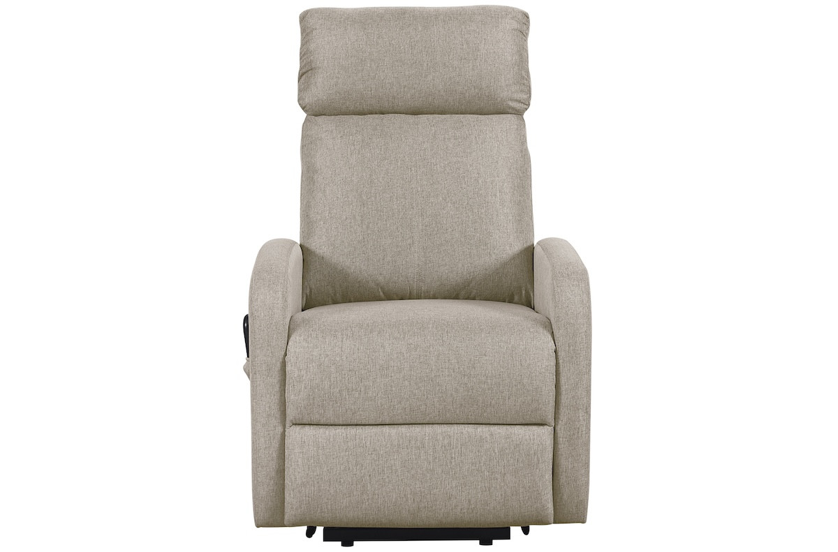 electric recliner beige armchair - SERENITY