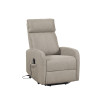fauteuil relaxant électrique beige