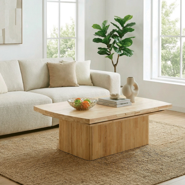 Table-basse-convertible-repas-électrique