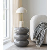Lampe originale avec pied en marbre /travertin