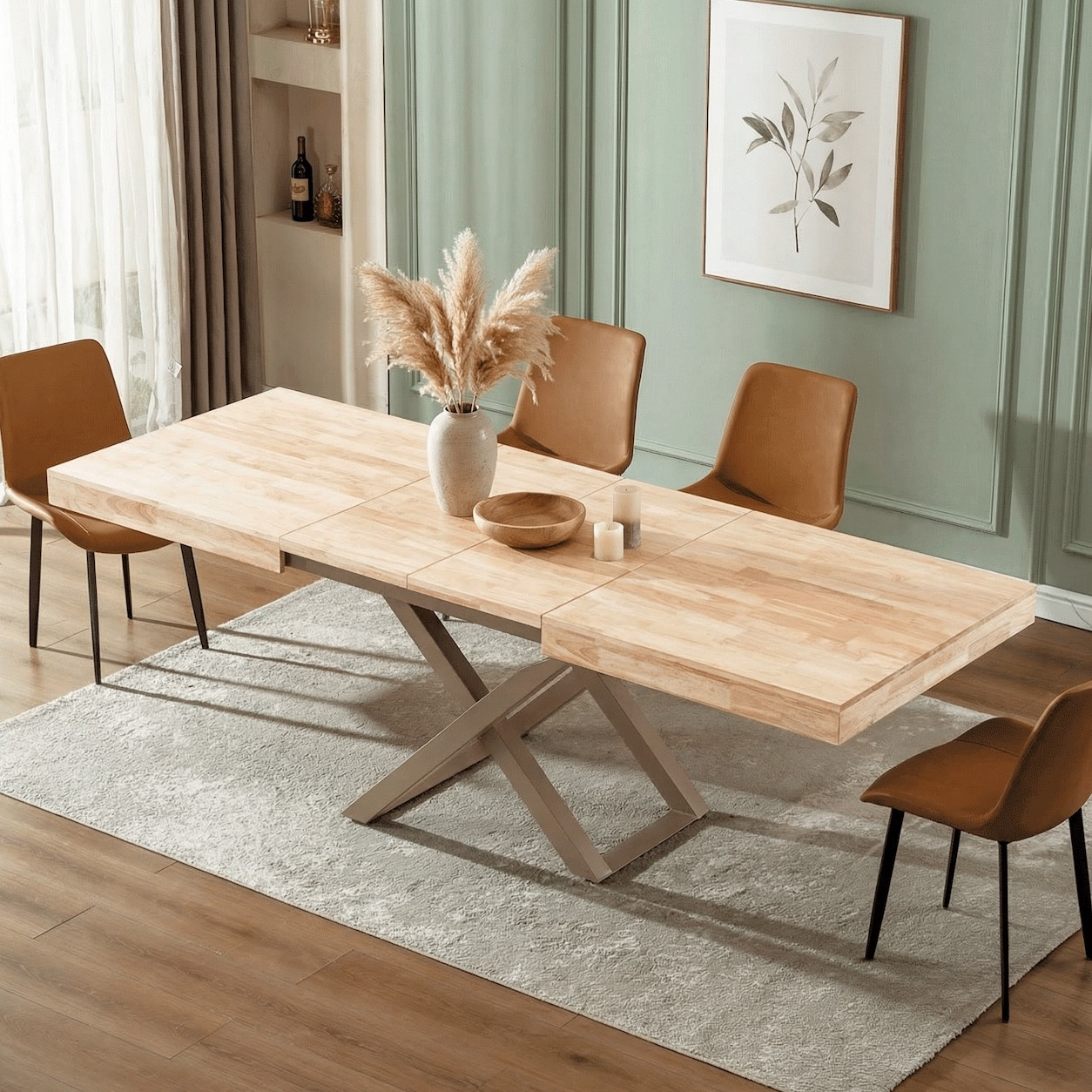 Mesa de centro elevable eléctricamente y extensible - ALBA
