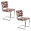 2 chaises RIDGE RETRO Rouille