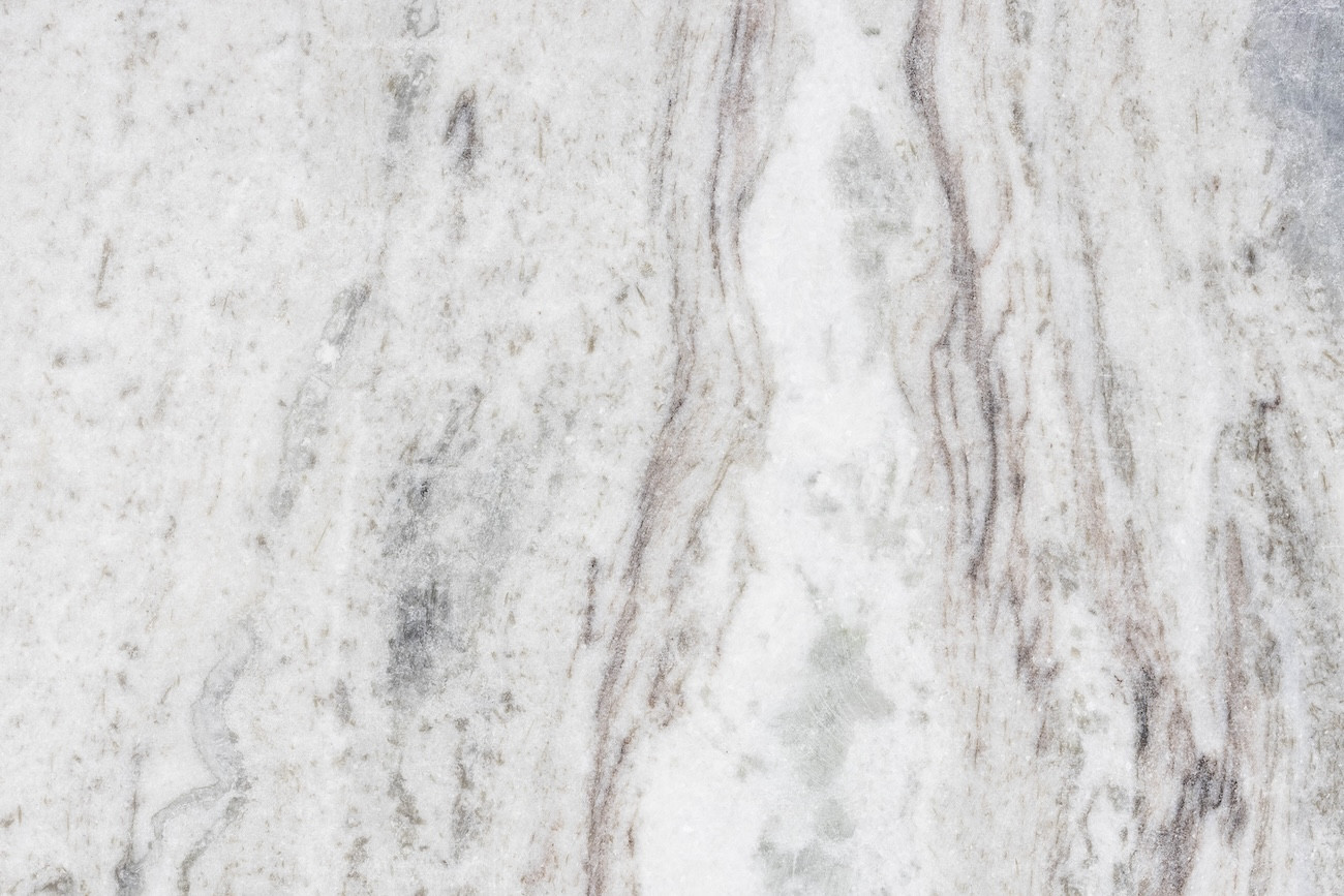 Coffee table in natural marble and mango wood - SAKI