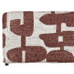 Ridge chair with retro printed upholstery