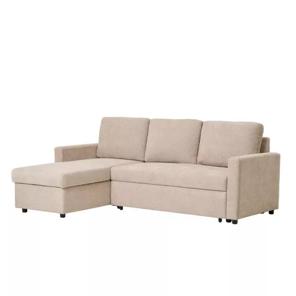 canape angle gauche beige