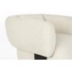 fauteuil Neil en tissu beige