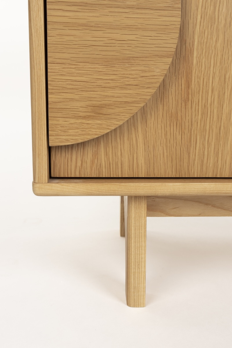 Buffet en bois 2 portes 82 cm - GROOVE