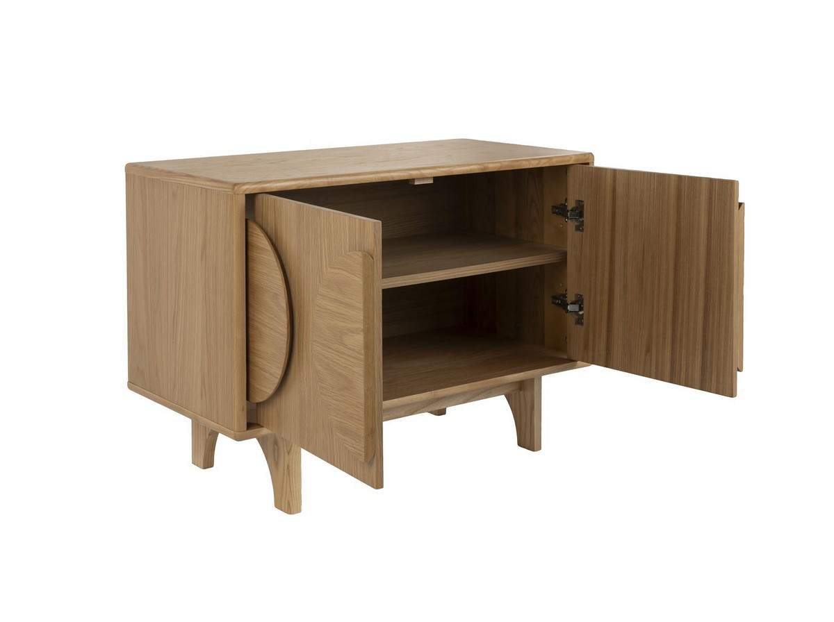 Buffet Groove avec 2 portes ouvertes
