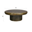 Coffee table in Mango wood, high-gloss finish