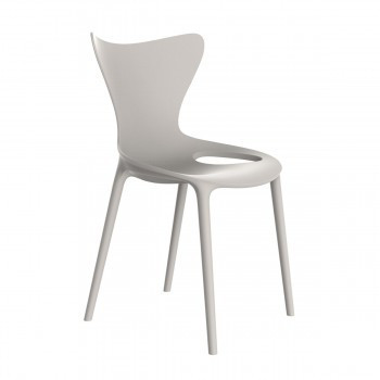 Sedia da pranzo per esterni bianca Vondom - LOVE