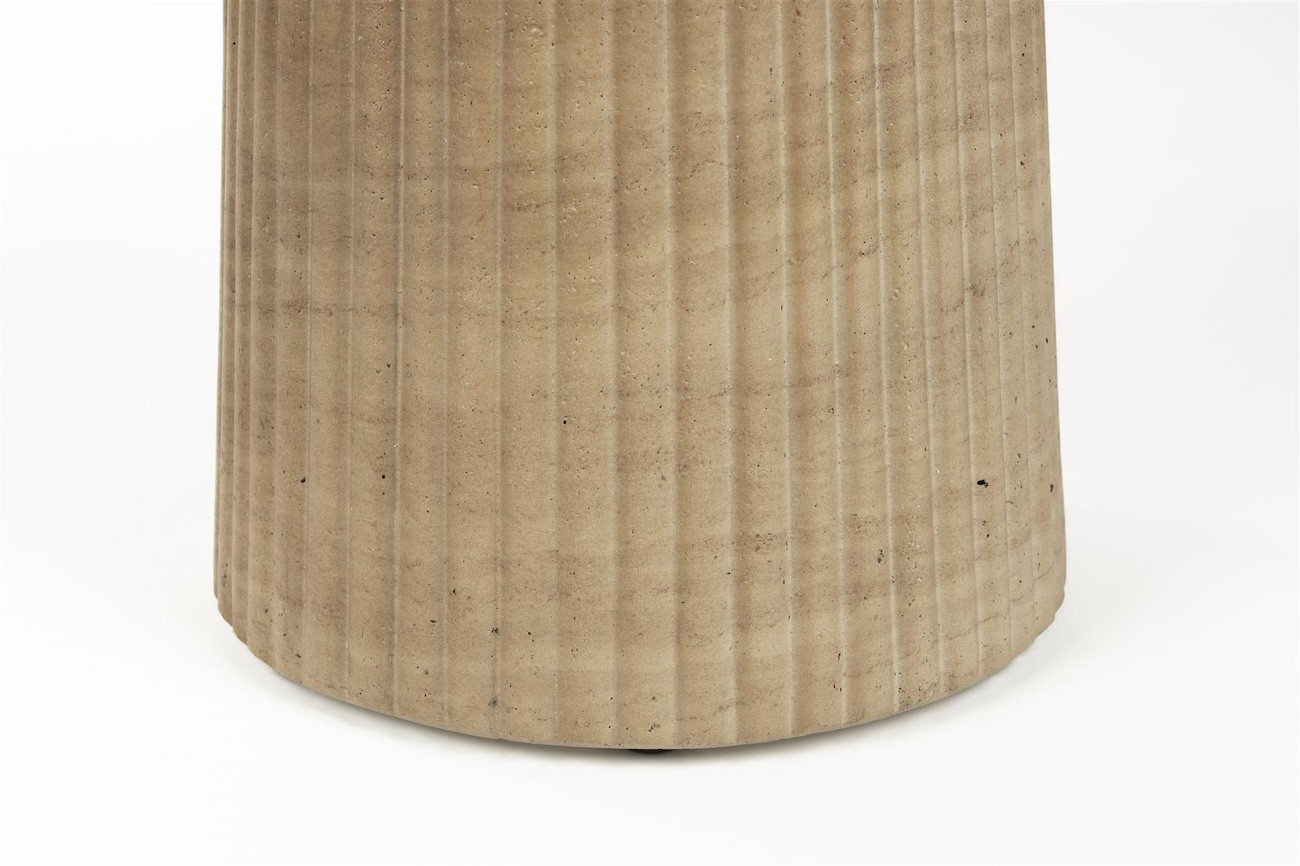 BRISON Stone-Effect Concrete Stool | Designer Side Table