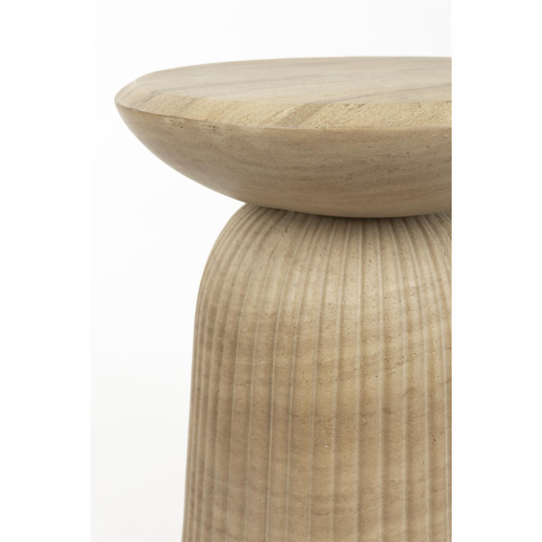 BRISON Stone-Effect Concrete Stool | Designer Side Table
