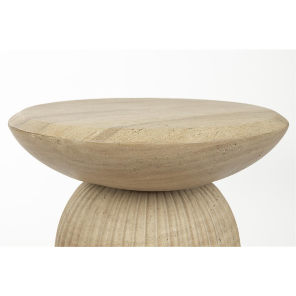 BRISON Stone-Effect Concrete Stool | Designer Side Table