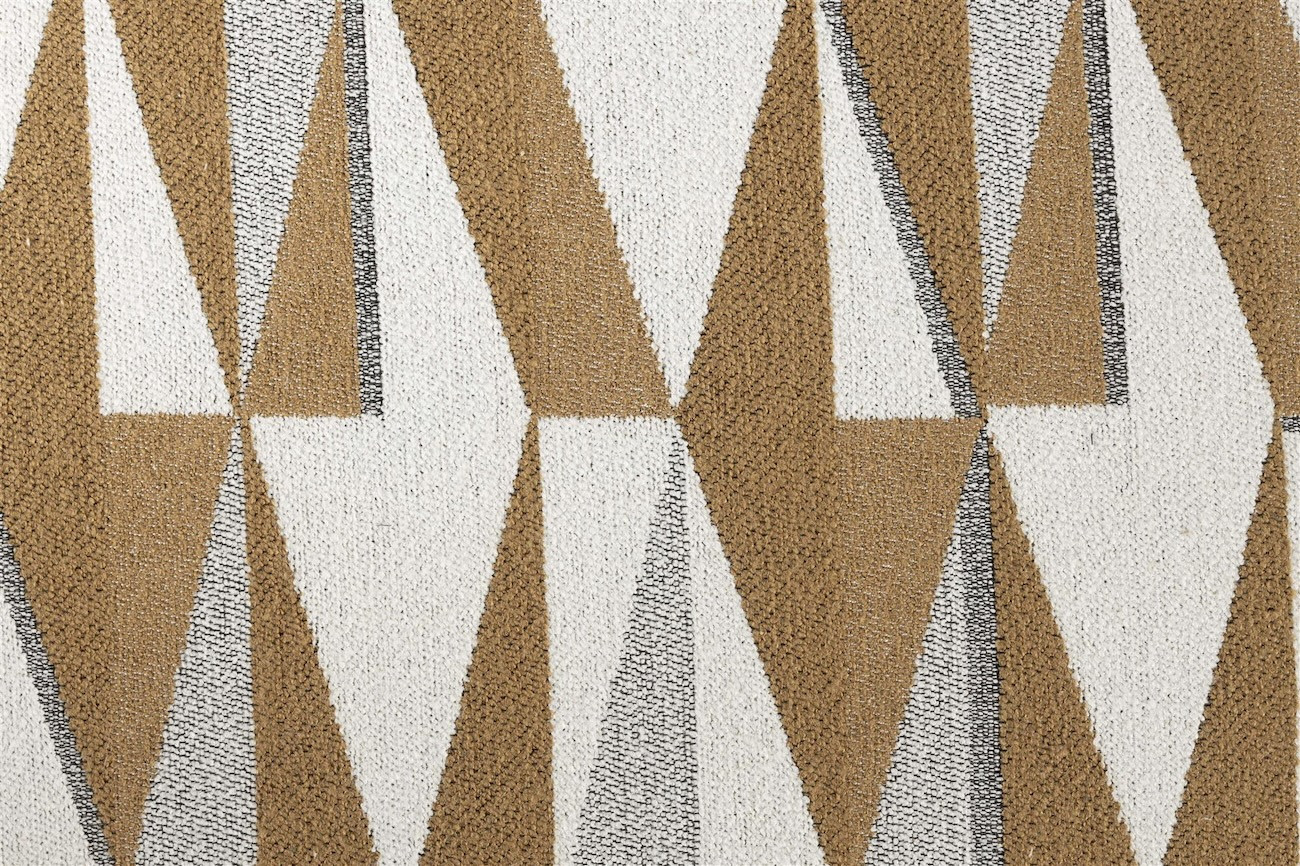Motif géométrique du pouf Ziggy